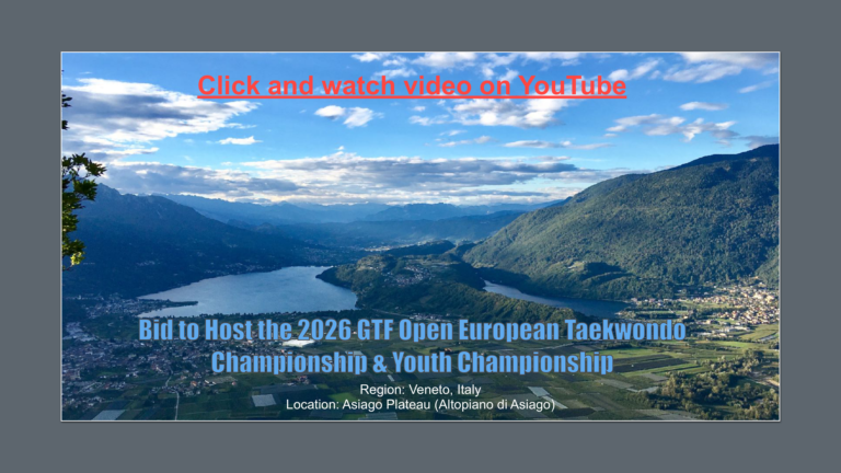Italy Submits Bid to Host the 2026 GTF Open European Championship & Youth Championship