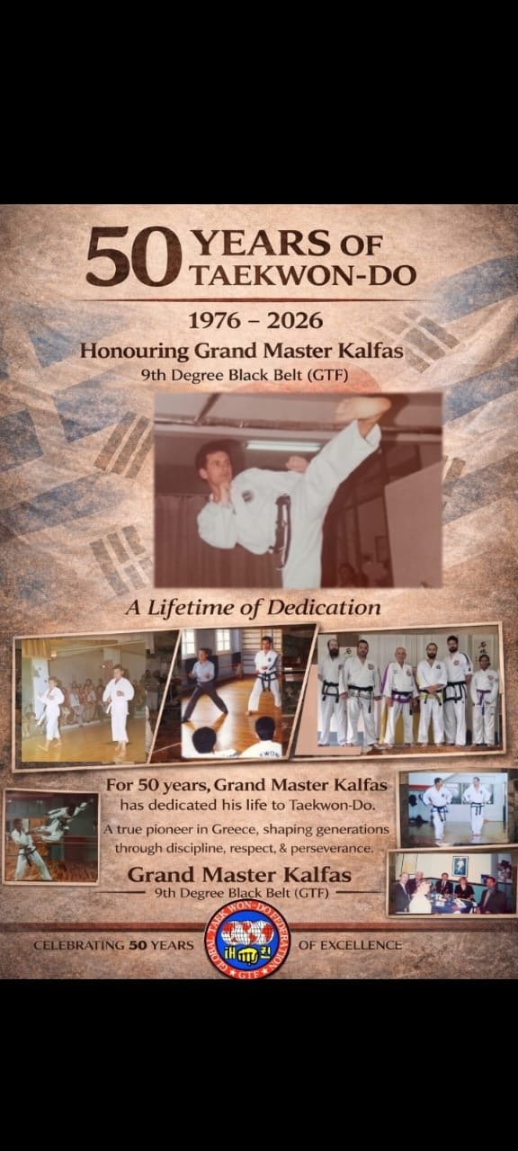 50 Years Training Taekwon-Do
